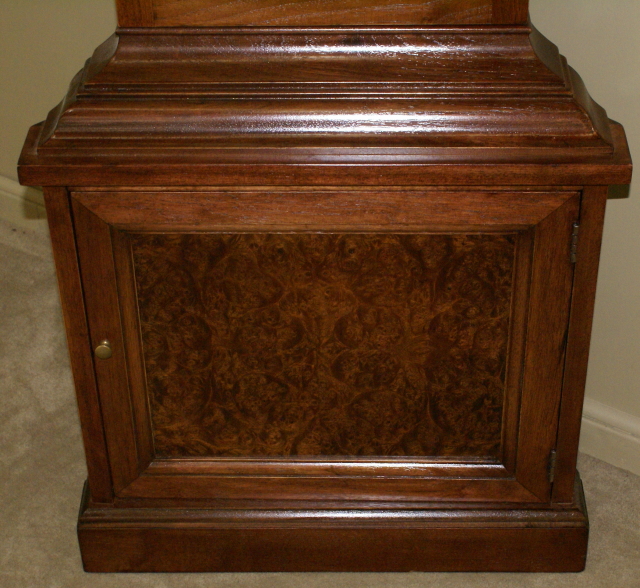 Drexel walnut petite narrow corner